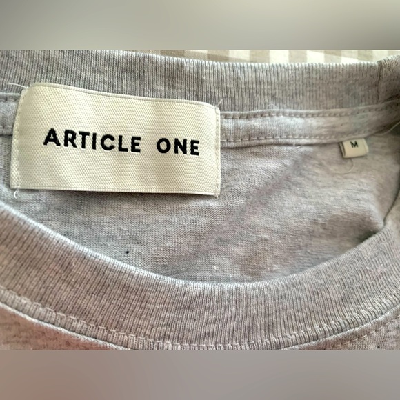 Article One Classic Grey Marle Tank Size M - Picture 4 of 6